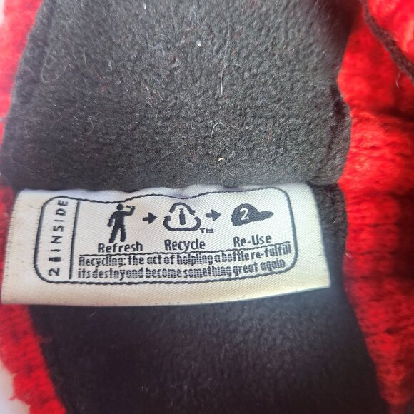 Coca Cola Waffle Knit Hat Beanie with Three Embroidered Polar Bears Unisex Adult - Picture 10 of 10